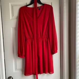 Express Red Cocktail Dress